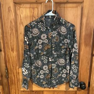 Floral Patterned Men's Shirt